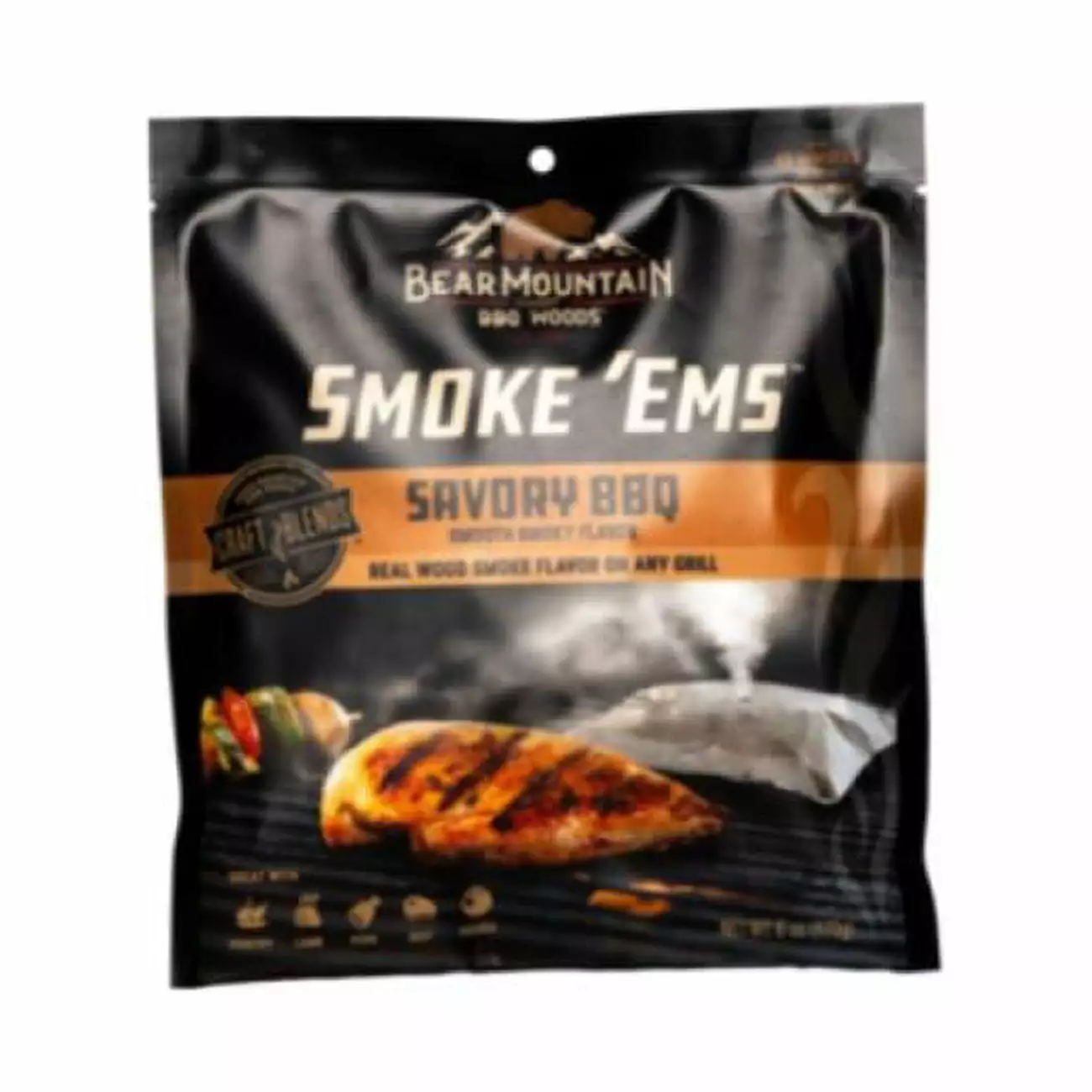 Bear Mountain Smoke Ems Savory BBQ Pellets Pack 6 Grilling