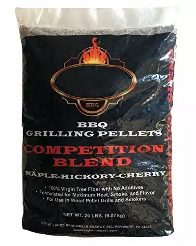 Competition Blend Maple-Hickory-Cherry BBQ Grilling Pellets 20 lbs