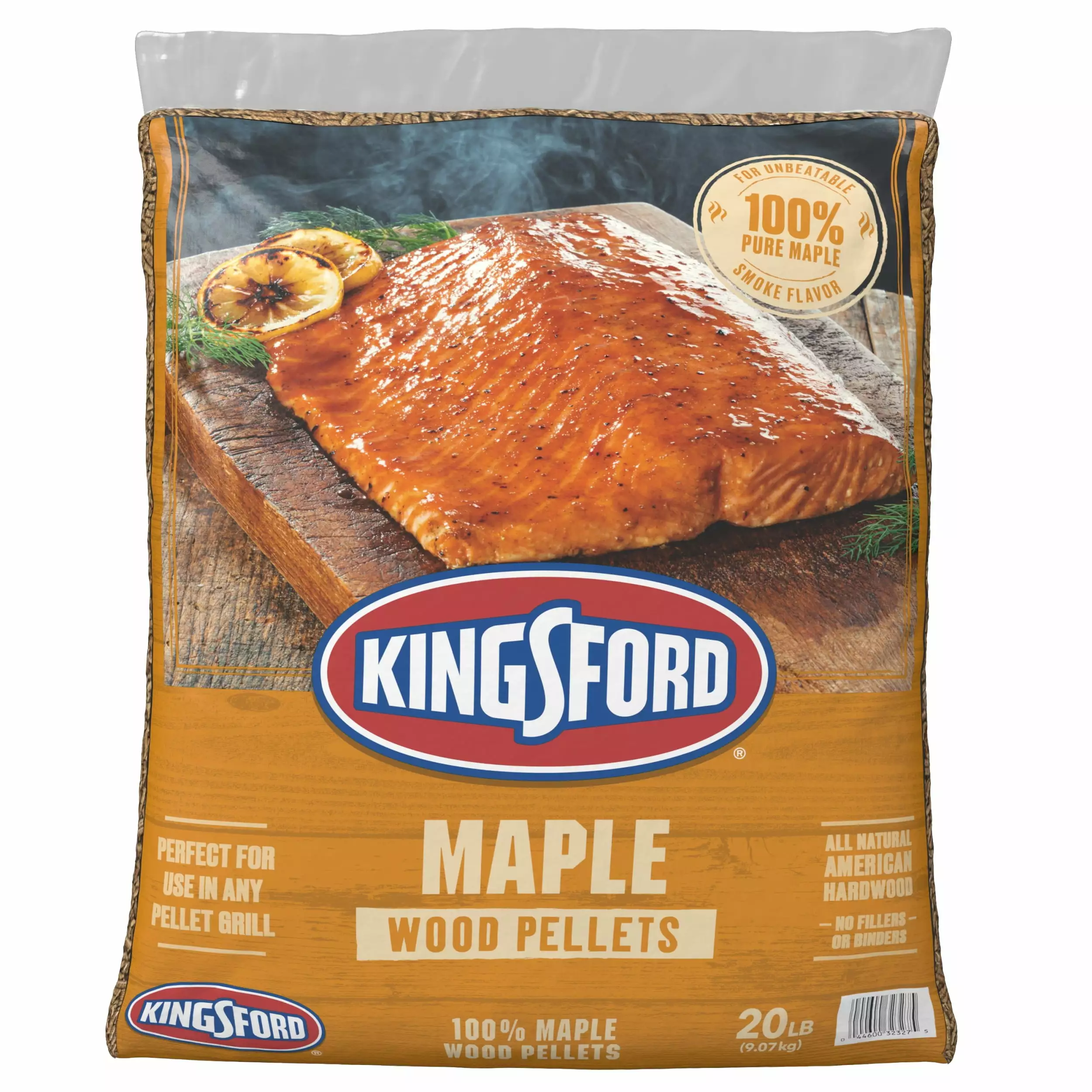 Kingsford 100% Maple Wood Pellets 20 lb Grilling and Smoking