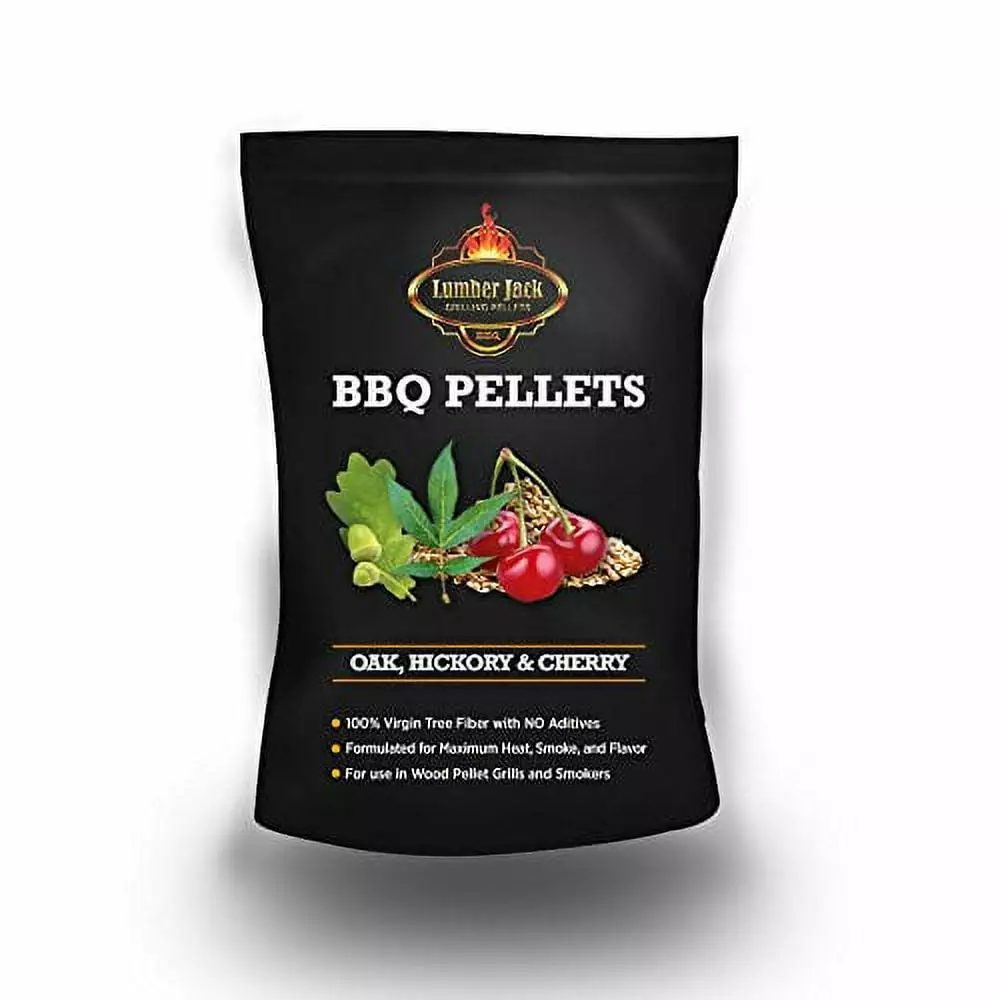 Lumber Jack 20-pounds BBQ Grilling Wood Pellets Oak-Hickory-Cherry Supreme Blend