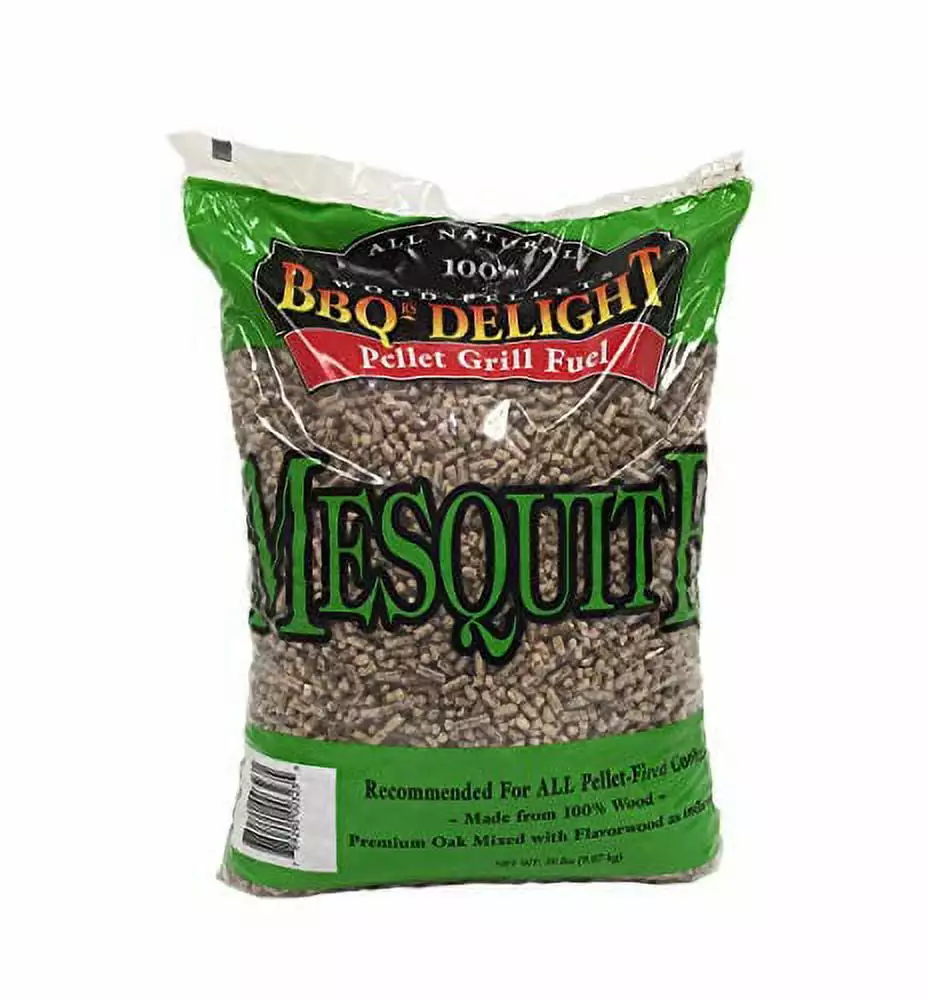 Mesquite Flavor BBQR's Delight Smoking BBQ Pellets 20 Pounds Smokers