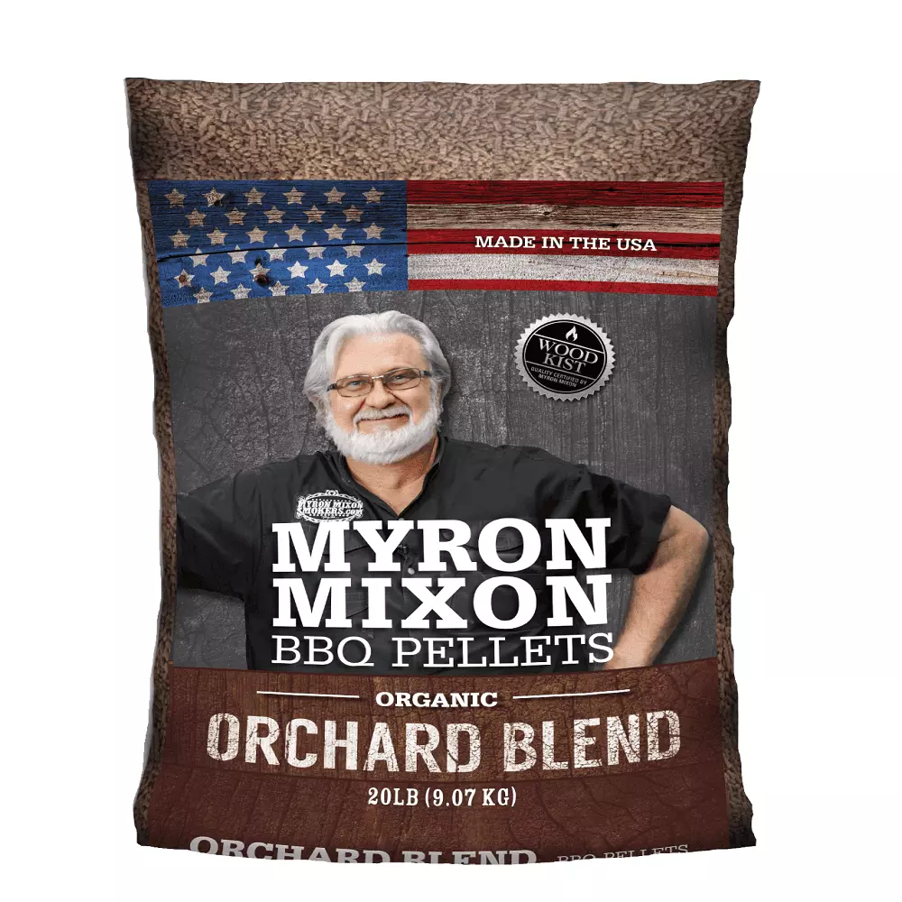 Myron Mixon Organic BBQ Pellets Orchard Blend Smokers and Grills