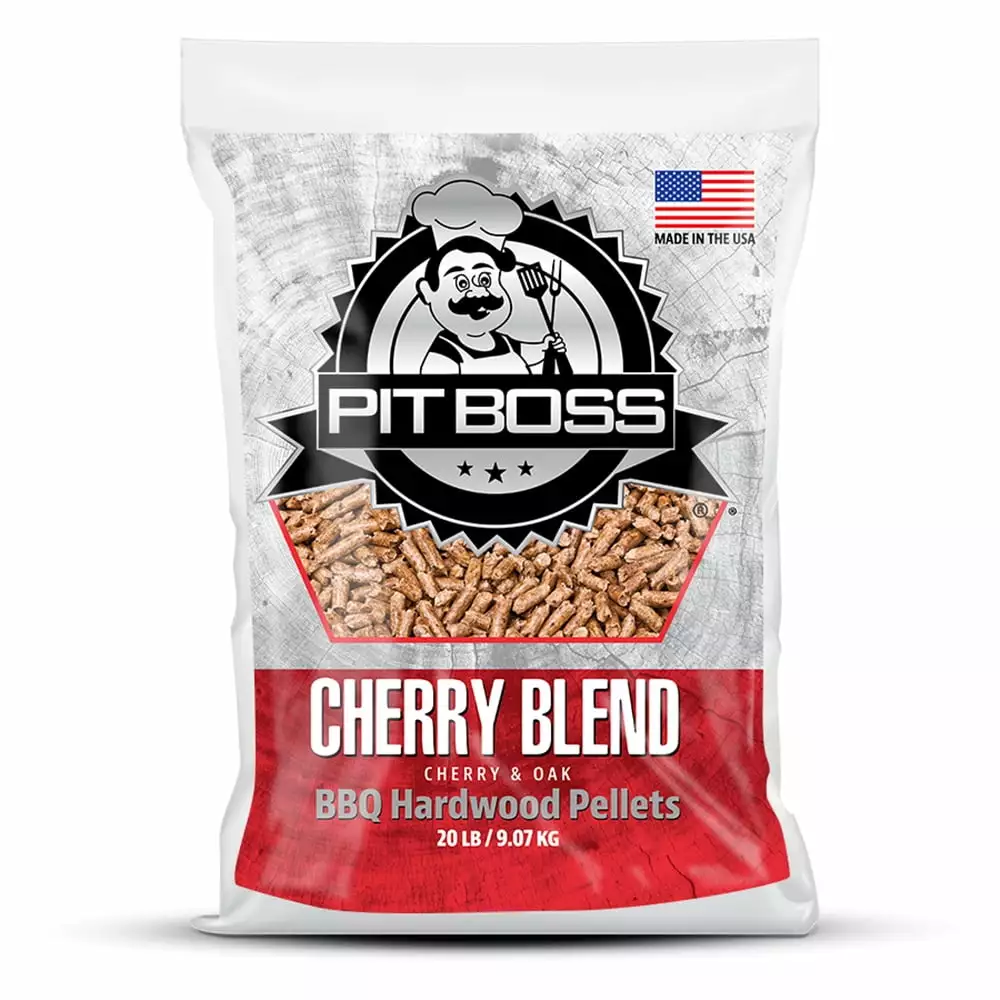 Pit Boss 20 Lb Cherry Blend Hardwood Pellets Grilling and Smoking