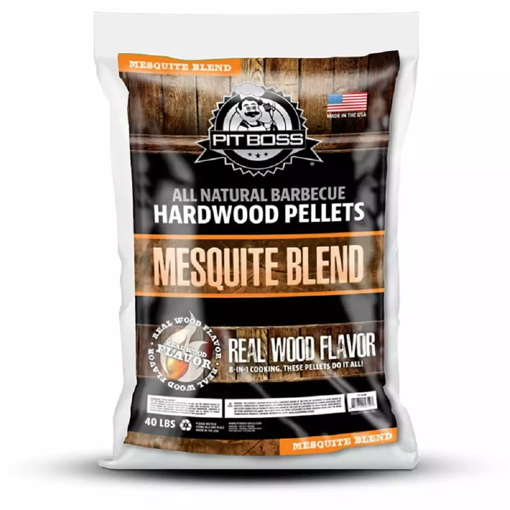 Pit Boss Grills 55438 2021 Pit Boss 40 Lb Mesquite Blend Grill Fuel Wood Pellets