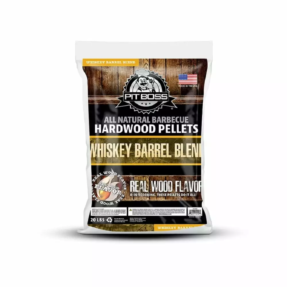 Pit Boss 20 Lb Whiskey Barrel Blend Hardwood Pellets BBQ