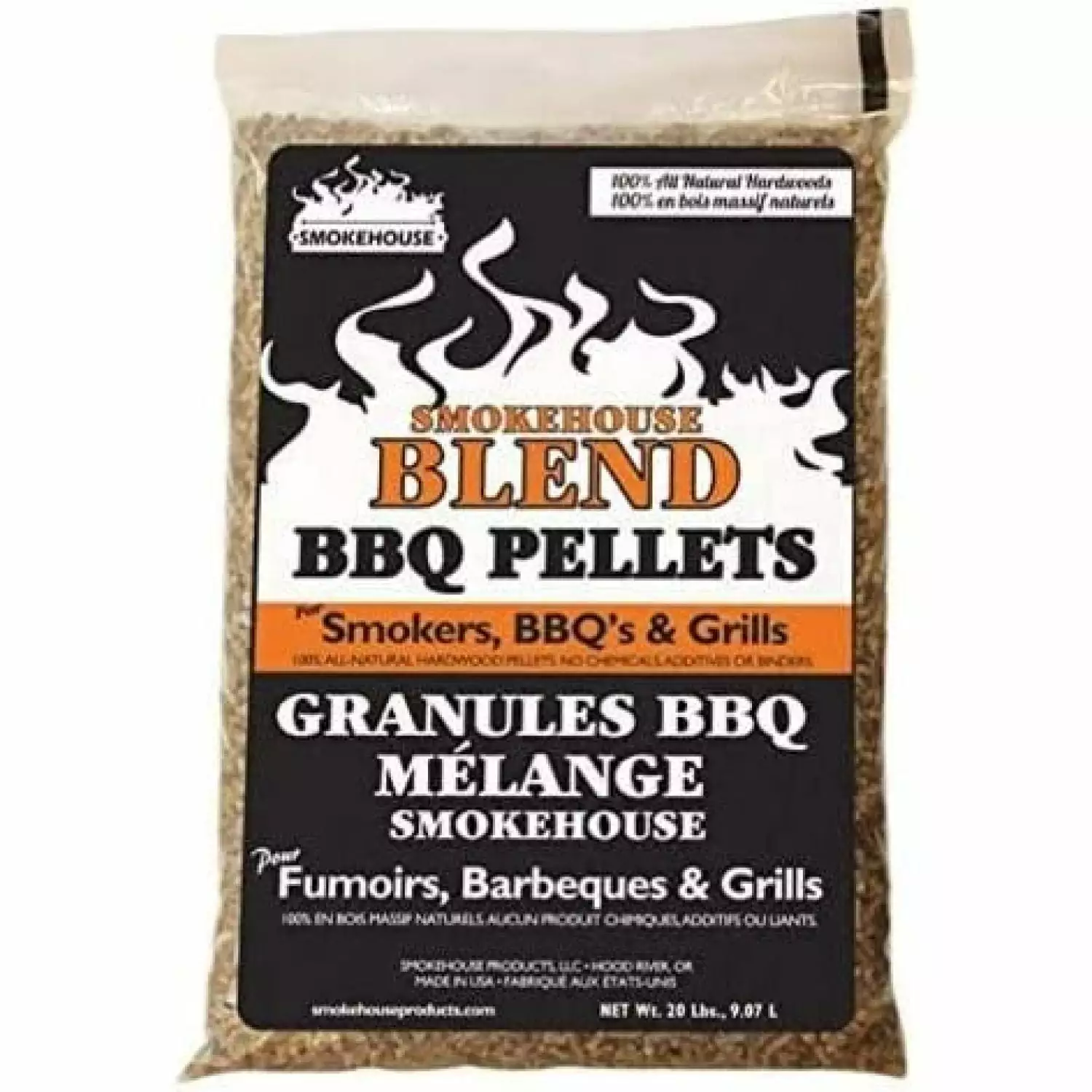 Smokehoutilize 9799-040-0000 BBQ Pellets 20# Bag Blend Grilling and Smoking