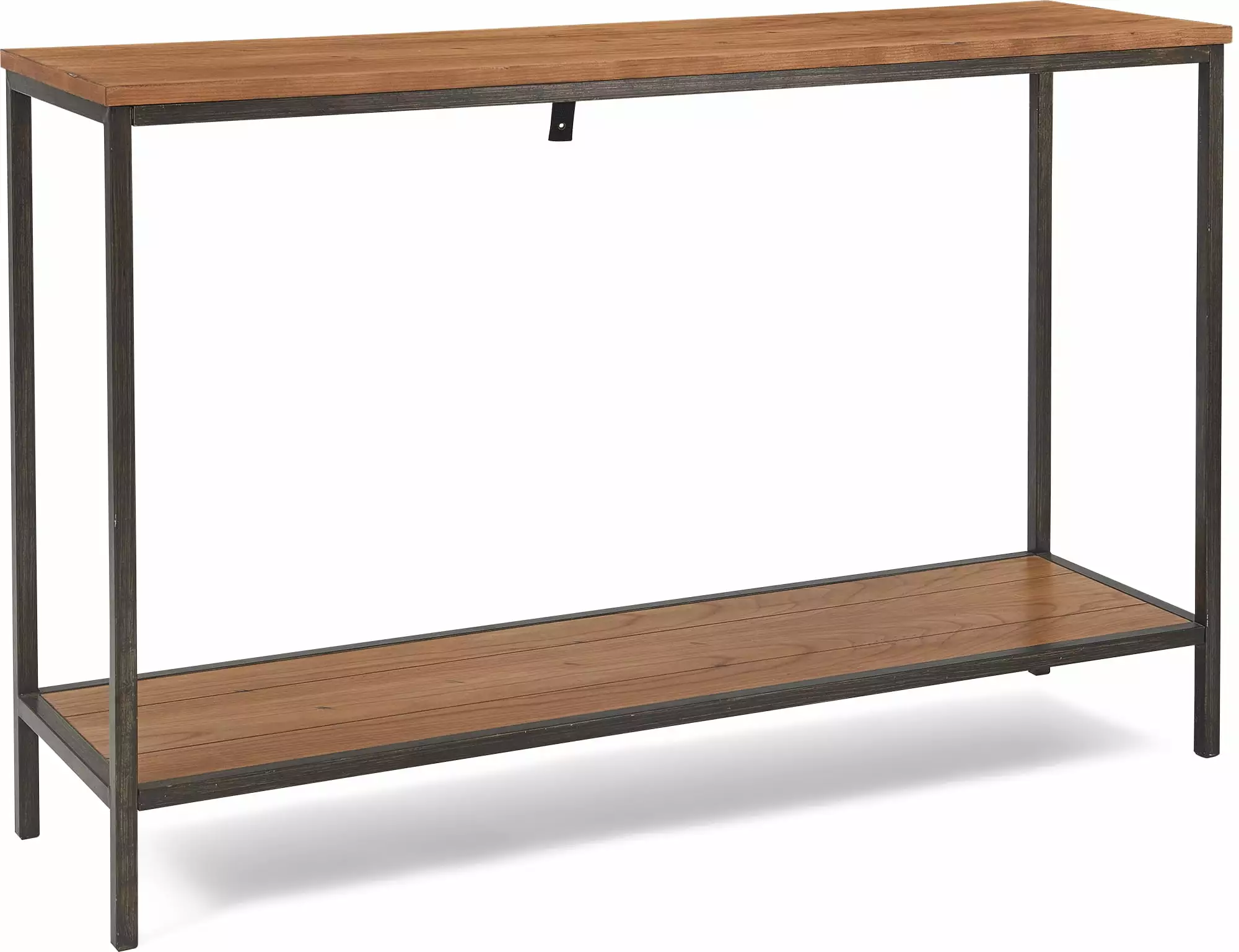 ClickDecor Nolan 2 Tier Brown Console Table Living Room Entryway Console
