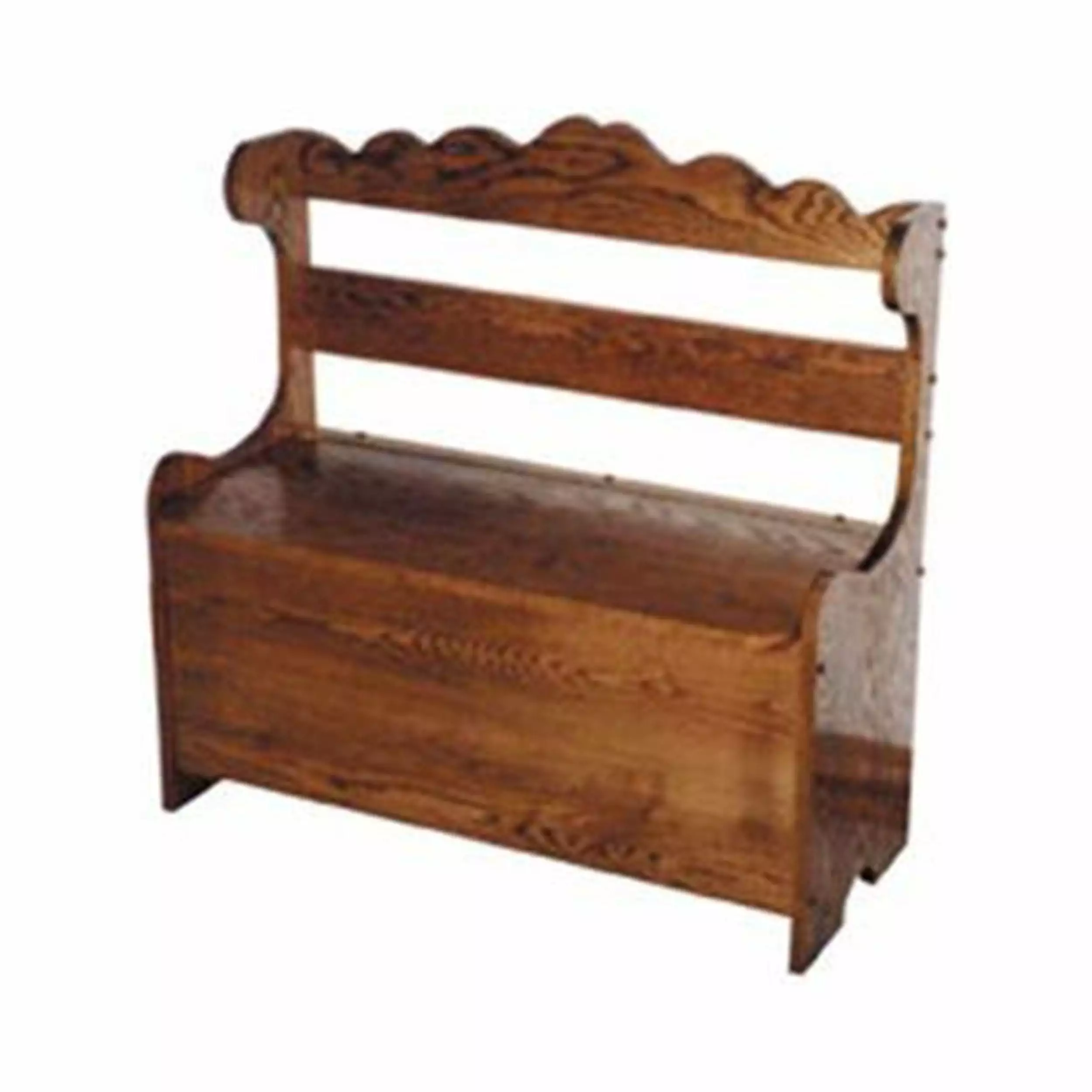 Woodcraft Project Paper Plan to Build Storage Bench DIY Furniture Blueprint Benches