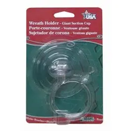 Wreath Holder Giant Suction Cup Heavy Decorations Adams Mfg.